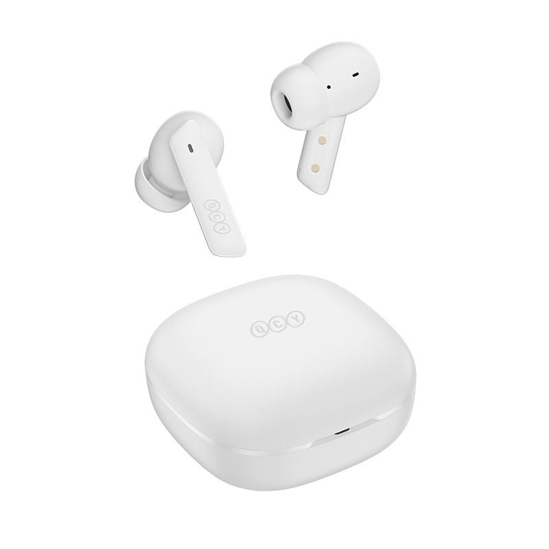 QCY T13 ANC 2 Best Selling ANC Earbuds White - Deximpo Shop
