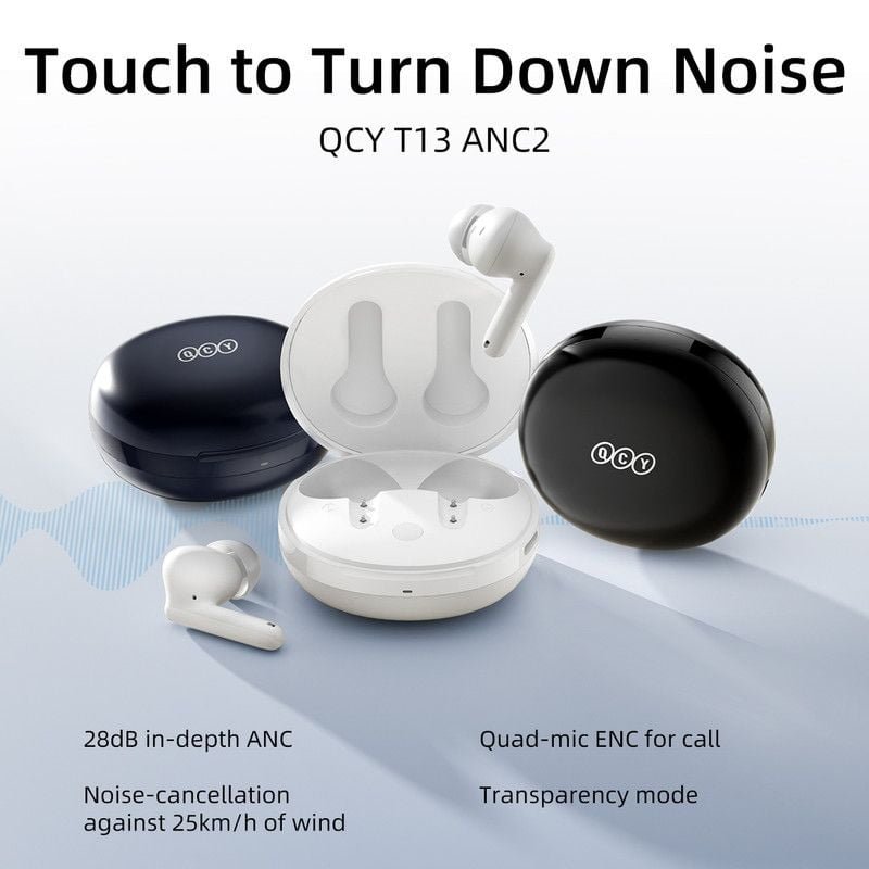 QCY T13 ANC 2 Best Selling ANC Earbuds