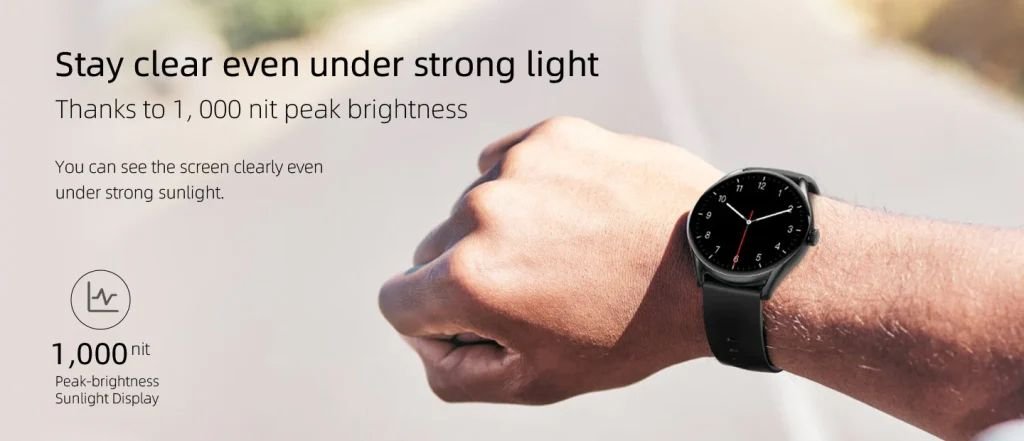 QCY Watch GT Smart Watch With Retina AMOLED Display